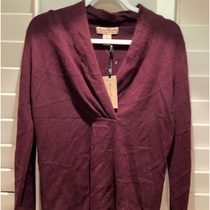Nwt 2 ply cashmere in burgundy